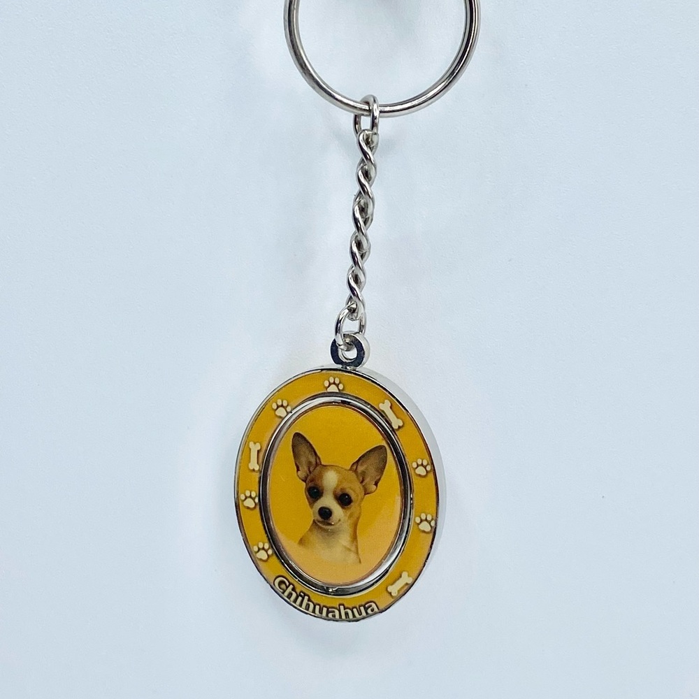 Chihuahua Flipper Keyring